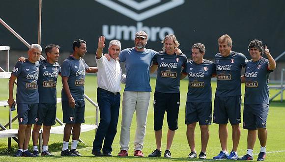Selección peruana: Éric Cantona estuvo junto a Gareca en entrenamientos