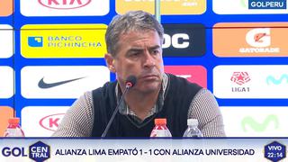 ​Alianza Lima | Pablo Bengoechea analizó el debut de Kluiverth Aguilar