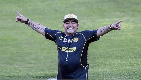 Diego Maradona se ausentó sorpresivamente en práctica del Dorados del Sinaloa