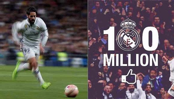 Real Madrid y la cifra histórica que consiguió en Facebook