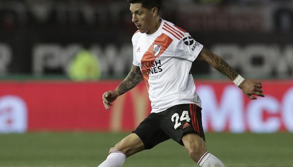 Enzo Pérez es pieza clave en el esquema de River Plate de cara a la final de la Copa Libertadores ante Flamengo. (Foto: AFP)