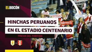 Uruguay vs. Perú: fanáticos peruanos ya se instalaron dentro del Estadio Centenario