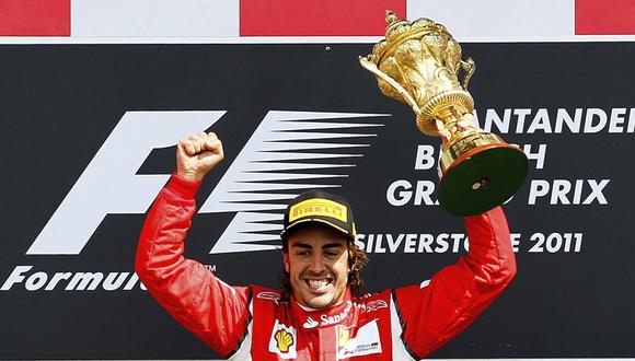 Fernando Alonso gana la novena prueba del GP de Gran Bretaña