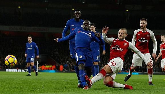 Arsenal igualó 2-2 con Chelsea por la Premier League
