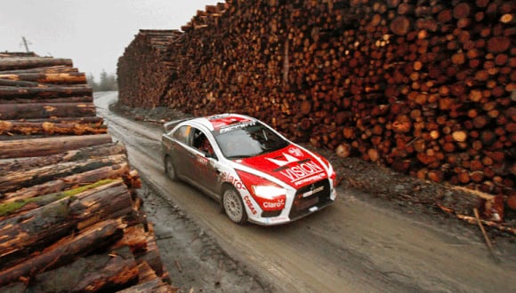 Fuchs terminó cuarto durante su participación en el Rally de Gales