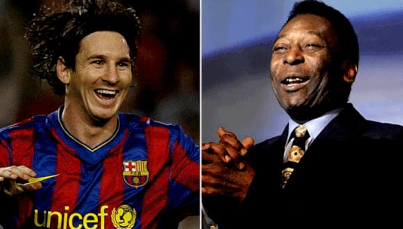 Pelé dice que le mandará videos a Messi para que vea cómo jugaba