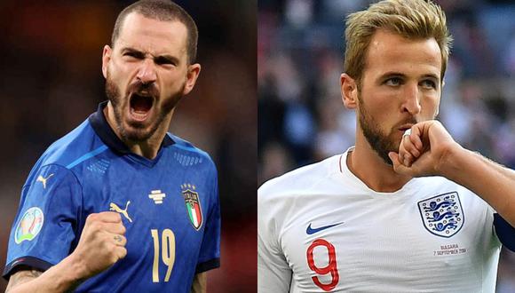 Italia e Inglaterra se enfrentan por la final de la Eurocopa.