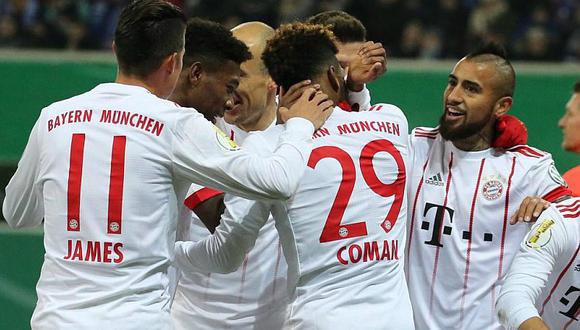 Bayern Munich goleó 6-0 y avanzó a semifinales de la Copa de Alemania