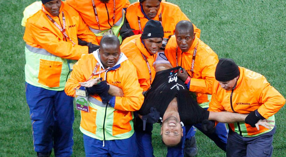 Jimmy Jump casi se lleva la Copa del Mundo antes de tiempo en Sudáfrica