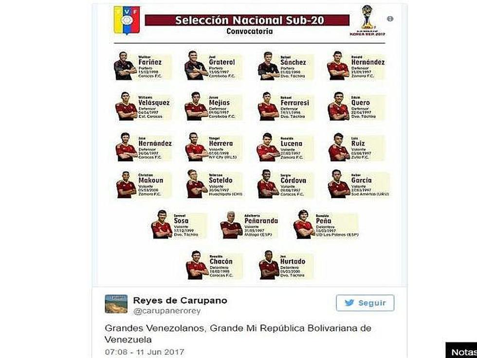 Venezuela y los memes que dejó el segundo lugar en el Mundial Sub-20