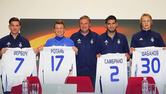 Carlos Zambrano fue presentado de manera oficial en el Dinamo de Kiev
