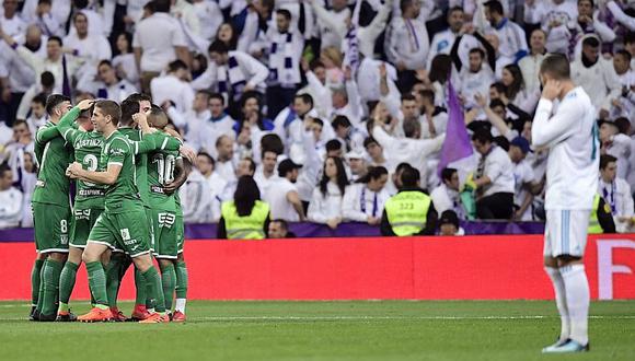 Real Madrid quedó eliminado de la Copa del Rey ante Leganés