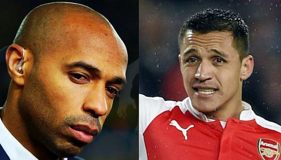 Thierry Henry aclaró el malentendido con Alexis Sánchez