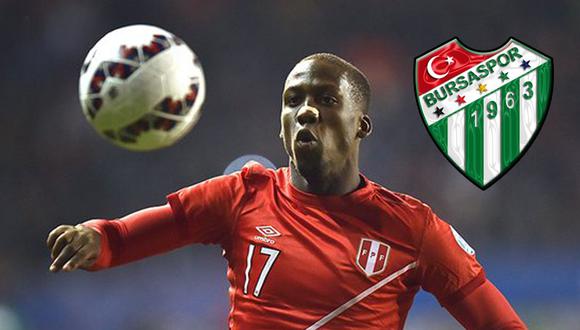 Luis Advíncula ya es jugador del Bursaspor de Turquía