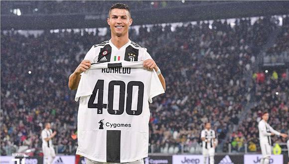 Cristiano Ronaldo: el homenaje que hizo la Juventus por sus 400 goles