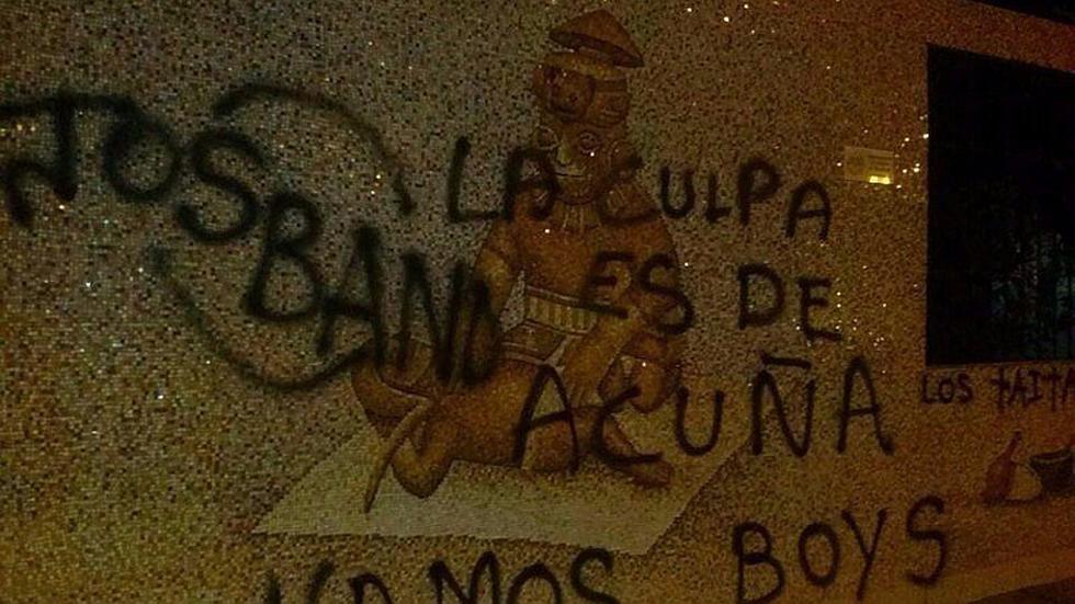 Denunciarán a hinchas de Sport Boys por rayar mural en Trujillo [FOTO]