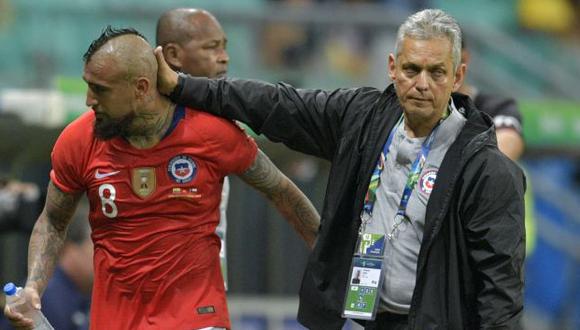 Arturo Vidal lamentó desde Italia la salida de Reinaldo Rueda de la 'Roja'. (Foto: AFP)