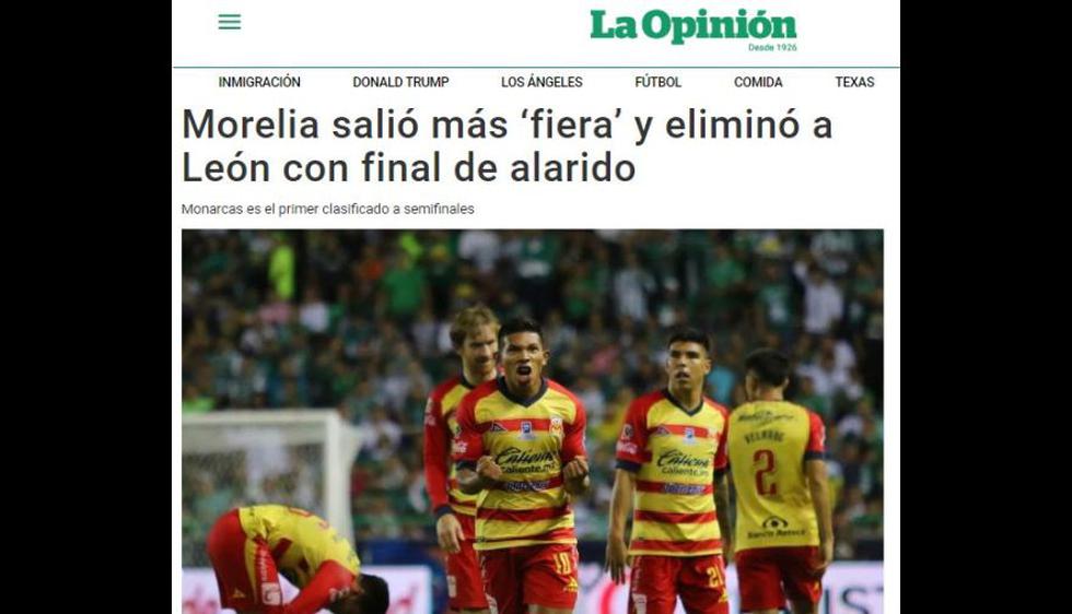 Así informaron los medios mexicanos sobre la clasificación de Morelia a semifinales de Liga MX.