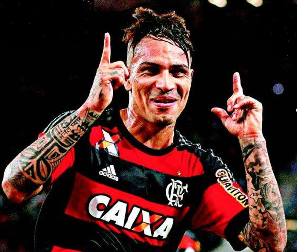 Paolo Guerrero: Hinchas de Flamengo retratan a '9' como héroe de película '300'