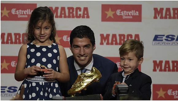 Luis Suárez recibió la segunda bota de oro en su carrera [FOTO]