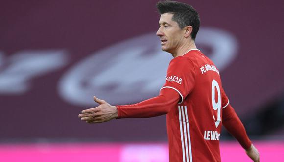 Robert Lewandowski solicita marcharse de Bayern Múnich. (Foto: AFP)