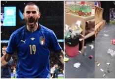 Bonucci pidió disculpas por el vestuario sucio que dejó la selección de Italia