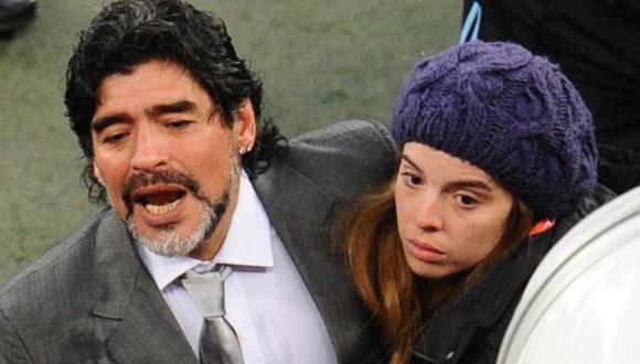 Dalma Maradona es una de las dos hijas del ex futbolista. (Foto: AFP)
