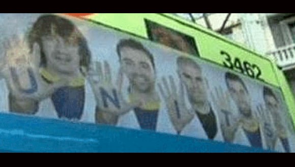 Xavi, Valdés, Busquets y Villa en campaña publicitaria