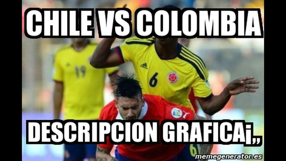 Chile vs. Colombia: mira los mejores memes que dejó el partido
