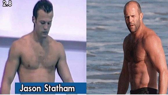 Jason Statham y su pasado como nadador olímpico (FOTO y VIDEO)