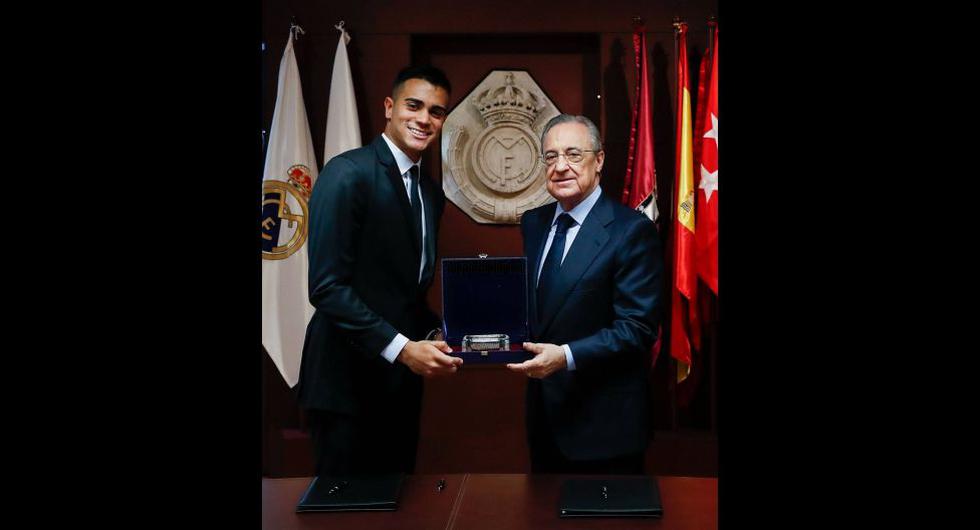 Las postales de la presentación de Reinier como jugador de Real Madrid. (Foto: Real Madrid)