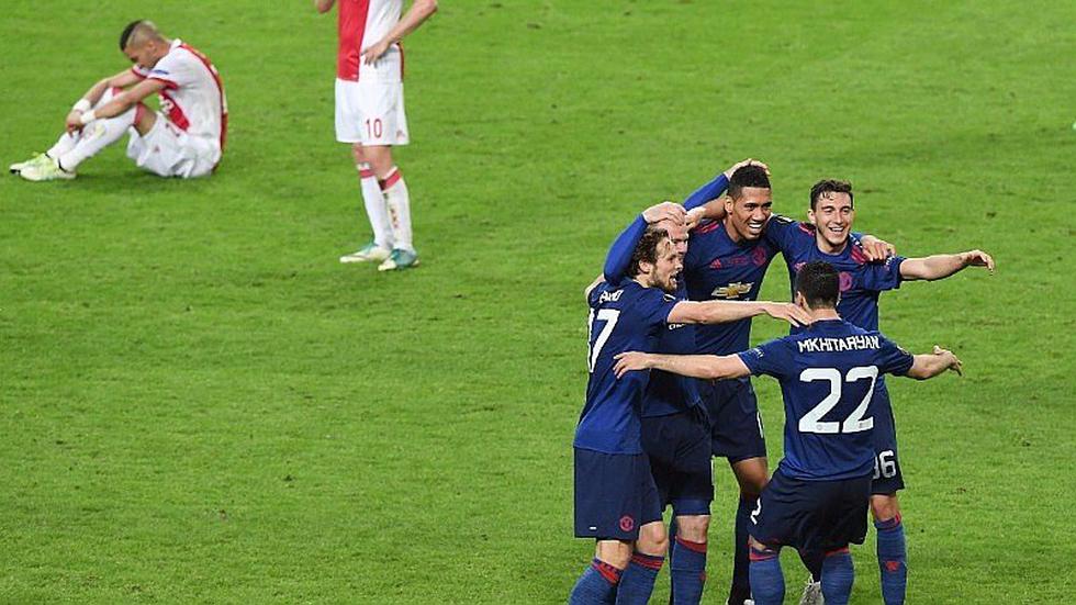 Europa League: mira la celebración del Manchester United [GALERÍA]