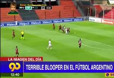 Argentina: Matías Aguirregaray comete tremendo ‘blooper’ al fallar gol sin portero