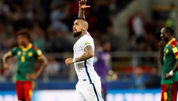 "Venimos a Rusia a ser campeones", Arturo Vidal tras gol a Camerún