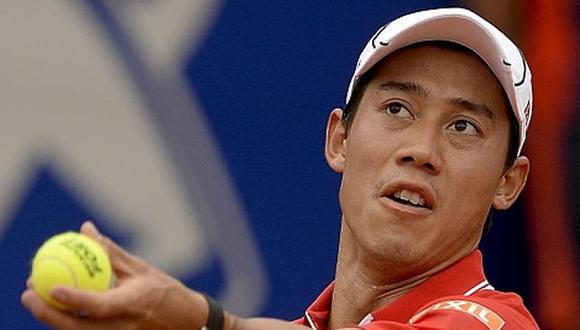 Tenis: Kei Nishikori cerca del 'bi' en el Conde de Godó