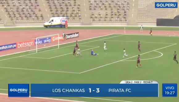 El usuario de Tik Tok indicó que el partido entre Los Chankas y Pirata FC pudo ser amañado.