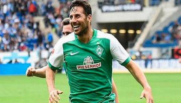 Claudio Pizarro: Werder Bremen gana y se mete en puestos de Europa League