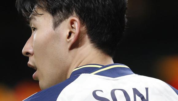 Heung Min Son anotó el 1-0 de Tottenham vs. Manchester United por Premier League. (Foto: AFP)