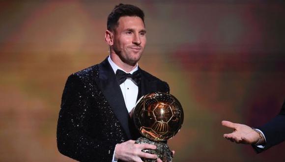 Lionel Messi ganó el Balón de Oro 2021. (Foto: AFP)