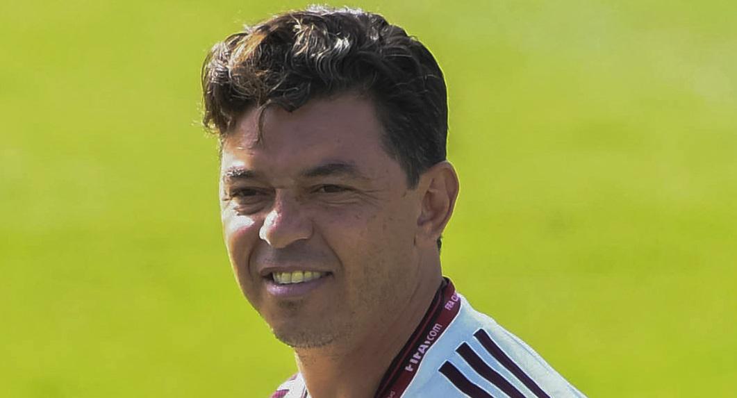River Plate vs. Flamengo | Alineación confirmada por el mismo Marcelo Gallardo para la final de Copa Libertadores  (Photo by CRIS BOURONCLE / AFP)