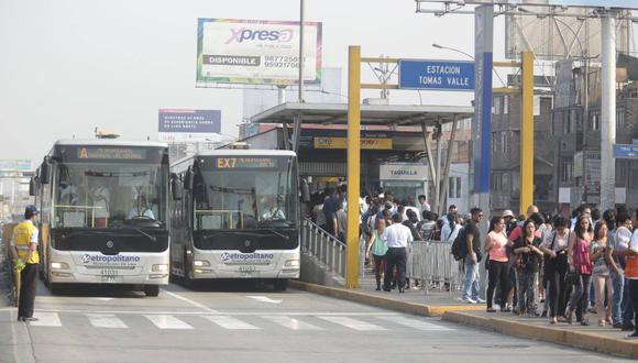 El horario nuevo horario en los diversos transportes de Lima y Callao comenzará a regir desde este viernes 7 de enero. (GEC)