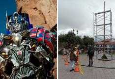 “Transformers 7″: Plaza Mayor de Cusco es remodelada para grabación de persecuciones | FOTOS