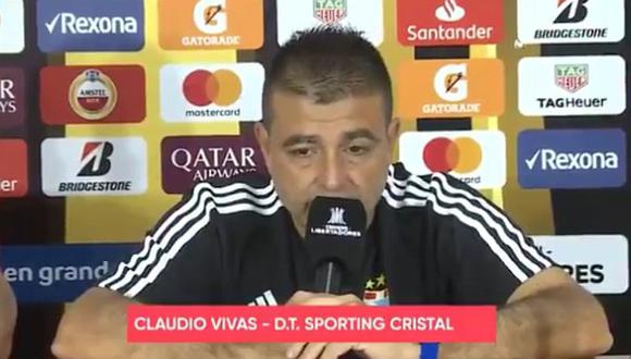 Claudio Vivas y el análisis tras la victoria de Sporting Cristal | VIDEO