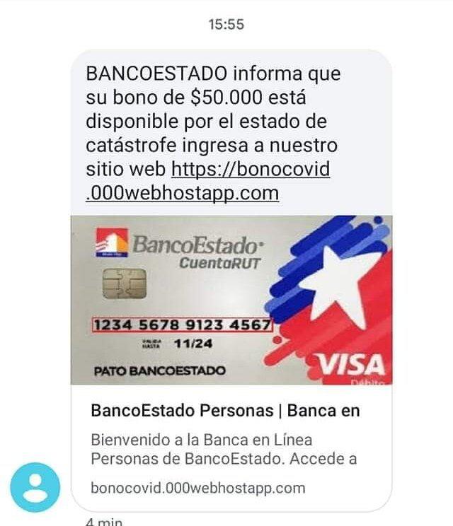 usuario reporta denuncia sobre estafa respecto al subsidio