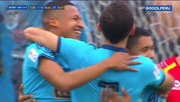 Sporting Cristal: Cristian Palacios marcó de penal y puso el 2-0 ante Sport Huancayo | VIDEO