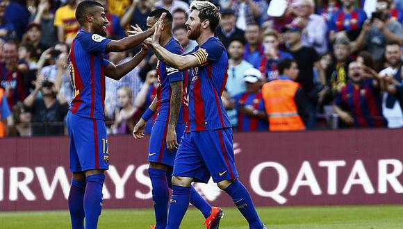 Barcelona goleó a La Coruña en la vuelta de Lionel Messi [VIDEO]