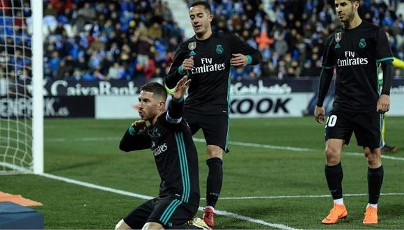 Sergio Ramos celebra de forma especial su gol ante Leganés [VIDEO]