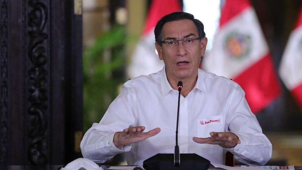 En camino. Martín Vizcarra anunció que el nuevo bono se aprobará hoy en el Consejo de Ministros. (PRESIDENCIA)
