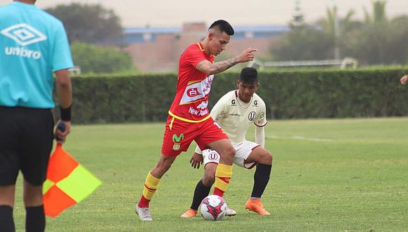 Jean Deza fue titular en el empate de las reservas de la "U" y Sport Huancayo