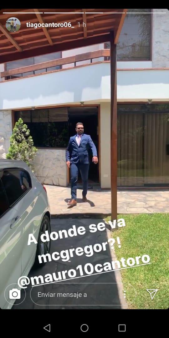 Mauro Cantoro imitó a Conor McGregor y así reaccionó su hijo Tiago